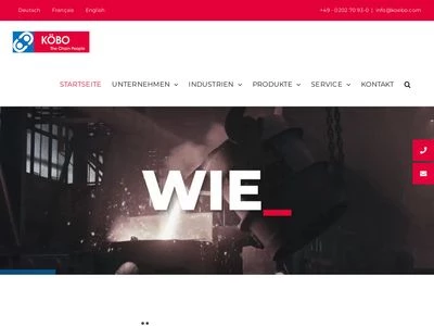 Website von KÖBO GmbH & Co. KG