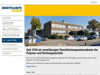 Website von Berger S2B GmbH