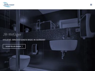 Website von JM-Metzger GmbH