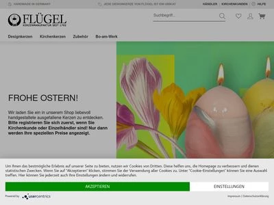 Website von Jacob Flügel GmbH