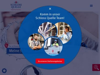 Website von Schloss-Quelle Mellis GmbH