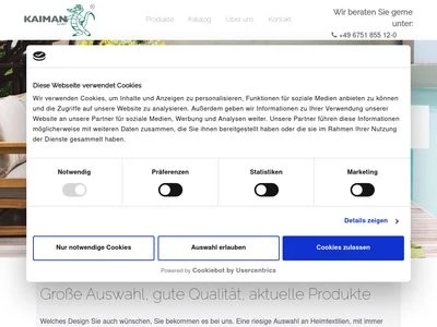 Website von Kaiman GmbH