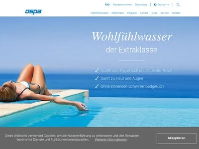 Website von Ospa Apparatebau Pauser GmbH & Co. KG