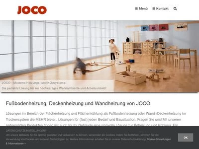 Website von JOCO - ein Geschäftsfeld der HEZ-Systeme GmbH
