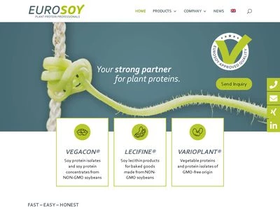 Website von EUROSOY GmbH