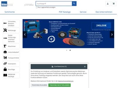 Website von Aug. Hülden GmbH + Co. KG