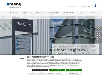 Website von Informationstechnik Meng GmbH