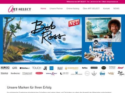 Website von Art Select GmbH & Co. KG
