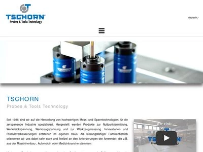 Website von Tschorn GmbH