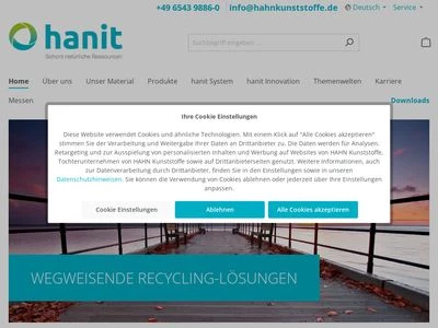 Website von HAHN Kunststoffe GmbH