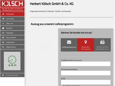 Website von Herbert Kölsch GmbH & Co. KG