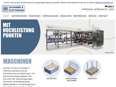 Website von Schäfer & Flottmann GmbH & Co. KG
