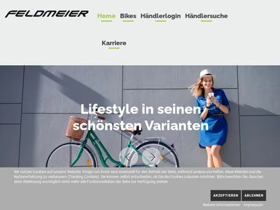 Website von Feldmeier Bike GmbH