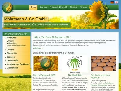 Website von Mohrmann & Co GmbH