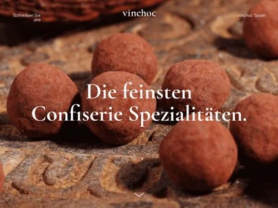 Website von vinchoc – enjoy the senses ®
