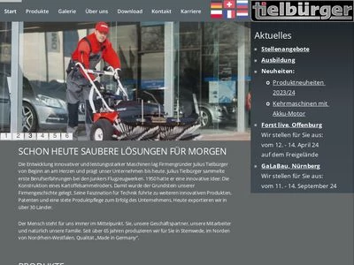 Website von Julius Tielbürger GmbH & Co. KG