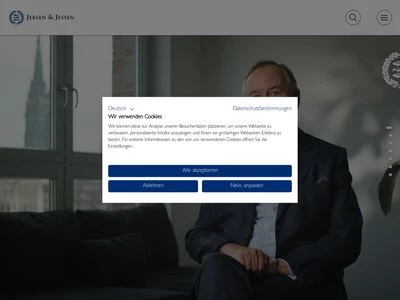 Website von Jebsen & Jessen (GmbH & Co.) KG