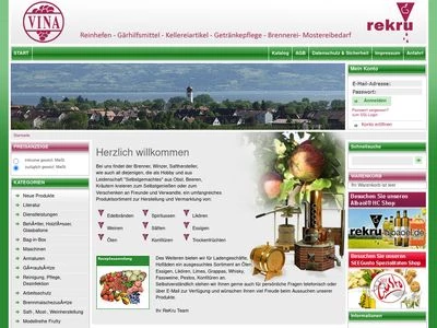 Website von ReKru GmbH