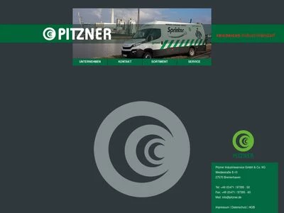 Website von Pitzner Industrieservice GmbH & Co. KG