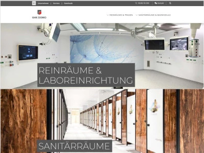 Website von GHK-DOMO GmbH
