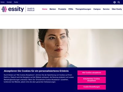 Website von BSN medical GmbH