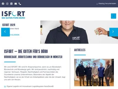Website von ISFORT GmbH & Co. KG
