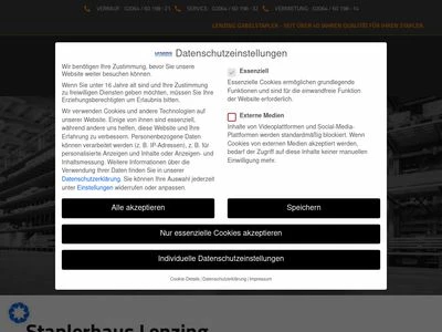 Website von Lenzing GmbH