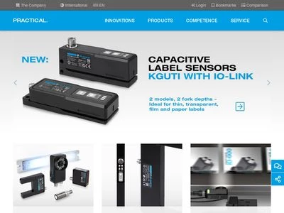 Website von di-soric GmbH & Co.KG