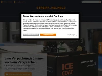 Website von Streiff & Helmold GmbH
