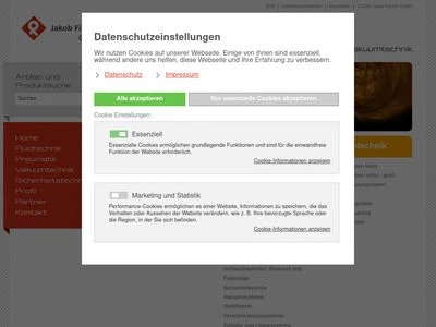 Website von Jakob Fischer GmbH