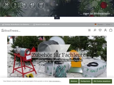 Website von SilvaTrees GmbH