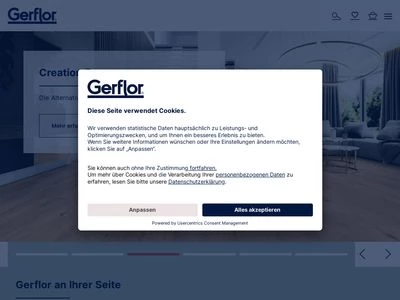 Website von Gerflor Mipolam GmbH