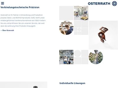 Website von Osterrath GmbH & Co. KG