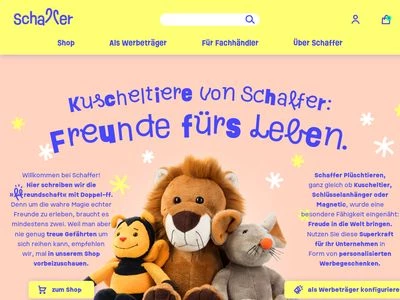 Website von Rudolf Schaffer Collection GmbH & Co. KG