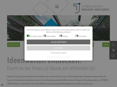 Website von TETZNER & JENTZSCH GmbH