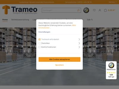 Website von Trameo GmbH