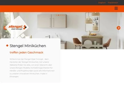 Website von Stengel Steel Concept GmbH