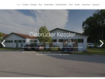 Website von Gebr. Kessler GmbH