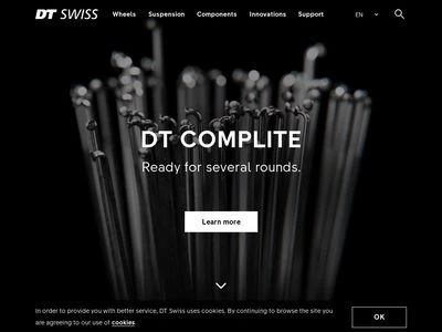 Website von DT Swiss Deutschland GmbH