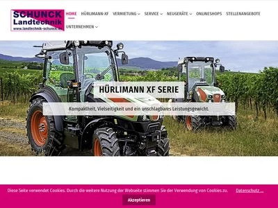 Website von Landtechnik Schunck