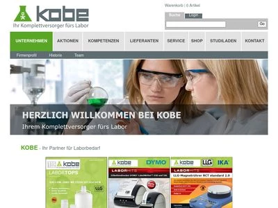 Website von Otto E. Kobe KG