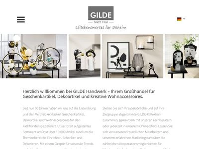 Website von GILDE Handwerk Macrander GmbH & Co. KG
