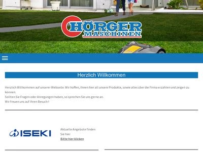 Website von Hörger Maschinen e.K.