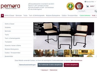 Website von pemora GmbH. & Co. KG