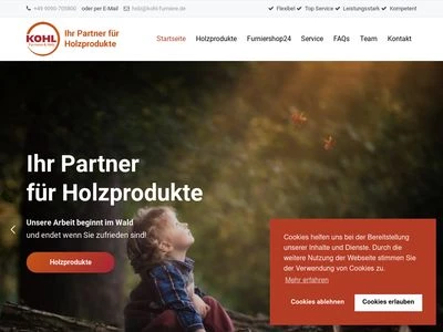 Website von Kohl GmbH