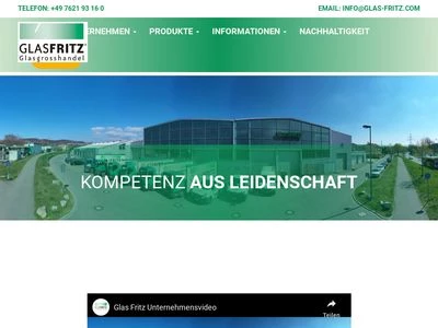 Website von Gerhard Fritz GmbH