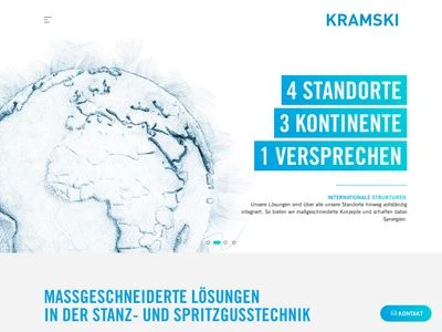 Website von KRAMSKI GmbH