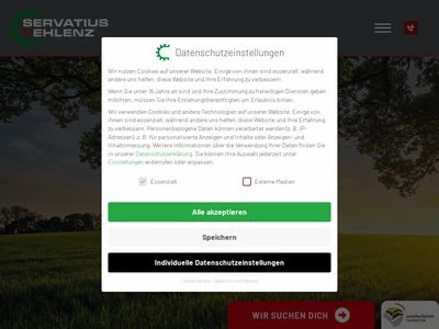 Website von Servatius & Ehlenz GmbH