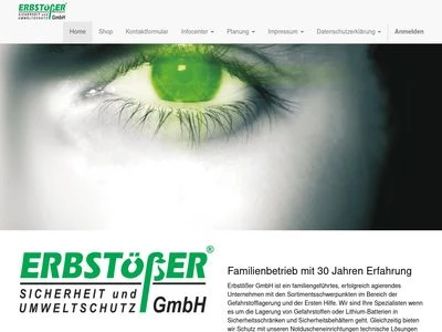 Website von Erbstößer GmbH