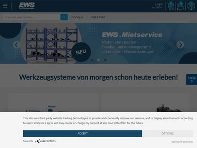 Website von EWS Weigele GmbH & Co. KG